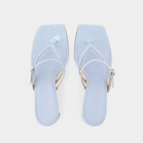 Giselle Sandals - Aeyde - Leather - Blue