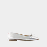 Delfina Ballerinas - Aeyde - Leather - Silver