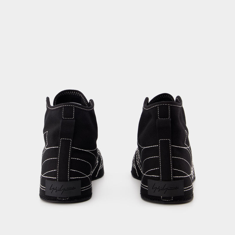 Nizza Hi Sneakers - Y-3 - Leather - Black