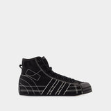 Nizza Hi Sneakers - Y-3 - Leather - Black