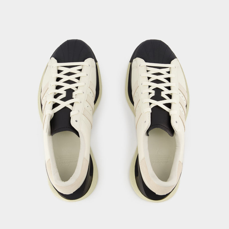 Gendo Superstar Sneakers - Y-3 - Leather - White