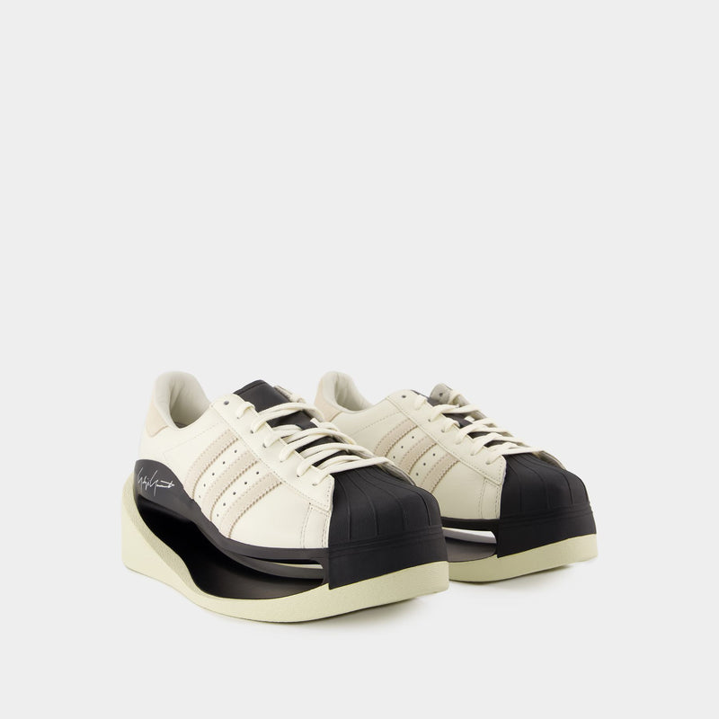 Gendo Superstar Sneakers - Y-3 - Leather - White