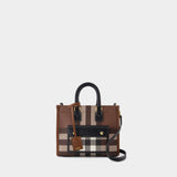 Mini Freya Gc9 Shopper Bag - Burberry - Cotton - Brown