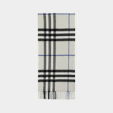 Mu Giant Check Scarf - Burberry - Cashmere - Neutral