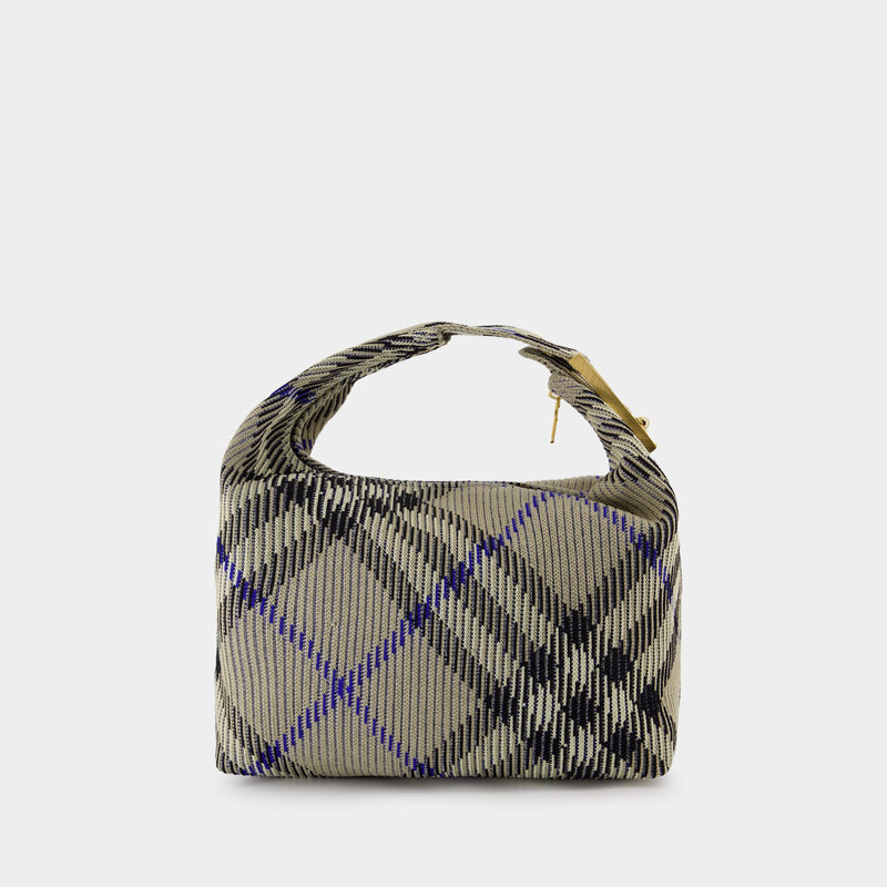 Medium Shoulder Bag Peg - Burberry - Nylon - Multi