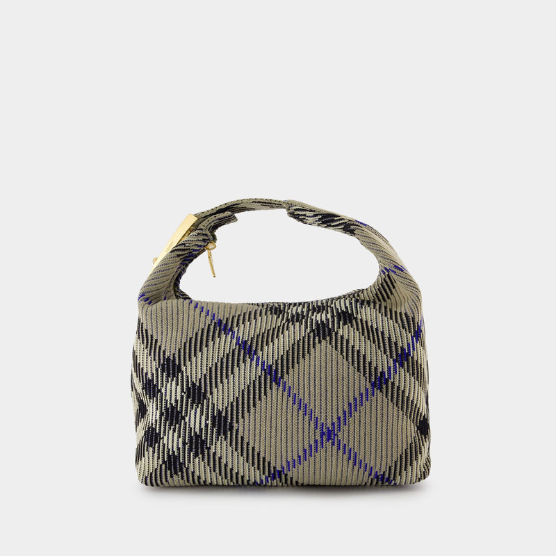 Medium Shoulder Bag Peg - Burberry - Nylon - Multi