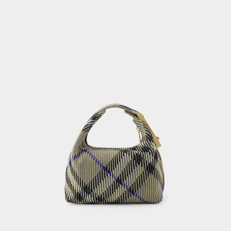 Mini Peg Purse - Burberry - Nylon - Neutral