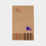 Logo Scarf - Burberry - Cashmere - Beige