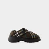 Pillow Low Mules - Burberry - Nylon - Multicolor