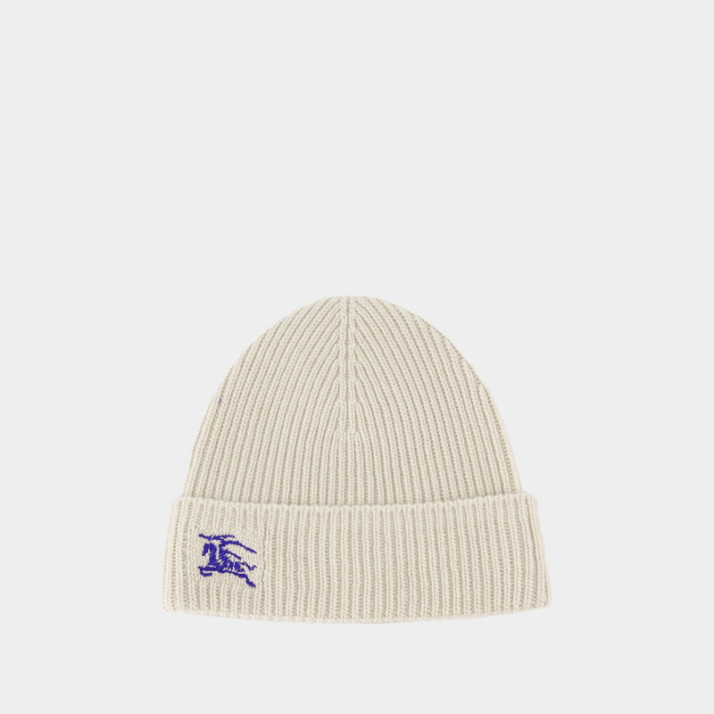 Ekd Beanie Hat - Burberry - Cashmere - White