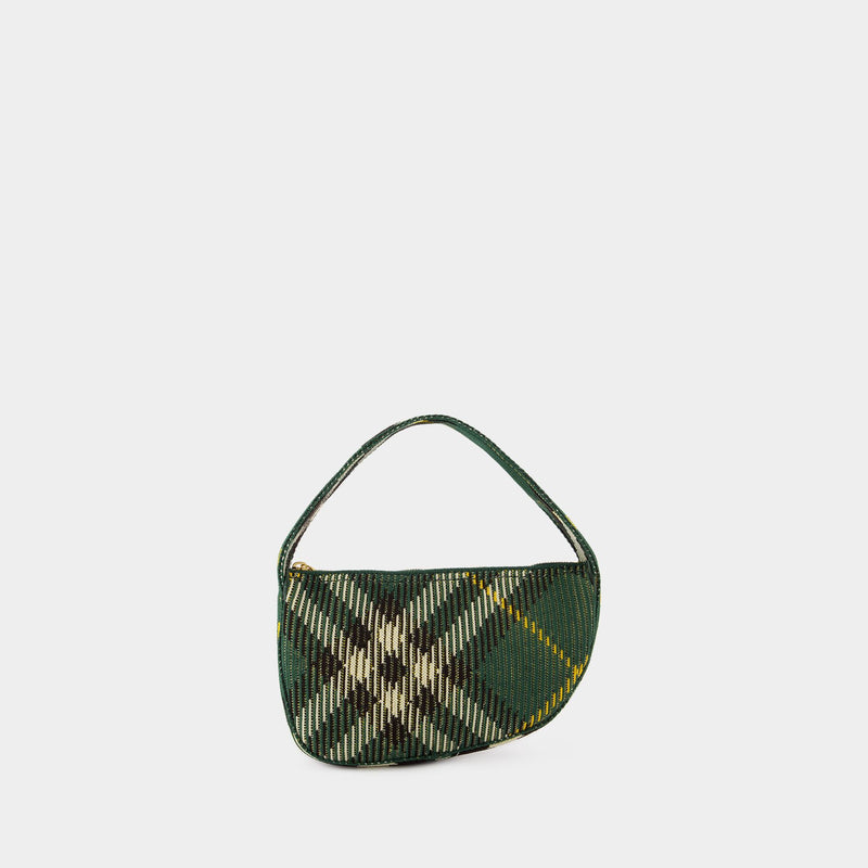 Knit Baguette Purse - Burberry - Nylon - Green