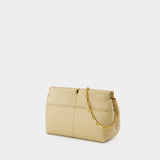 Small Snip Clutch - Burberry - Leather - Beige