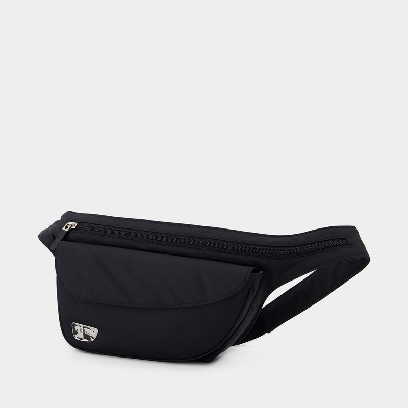 Shield Belt Crossbody - Burberry - Nylon - Black