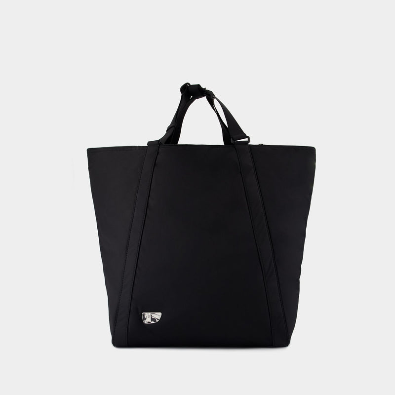 Shield Shopper Bag - Burberry - Nylon - Black