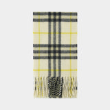 Check Scarf - Burberry - Cashmere - Beige