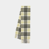 Check Scarf - Burberry - Cashmere - Beige