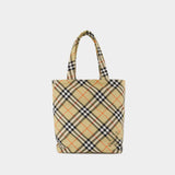 Classic Shopper Bag - Burberry - Synthetic - Beige