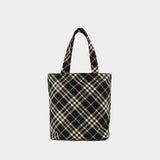 Classic Shopper Bag - Burberry - Synthetic - Black