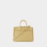 Small Rocking Horse Shopper Bag - Burberry - Leather - Beige