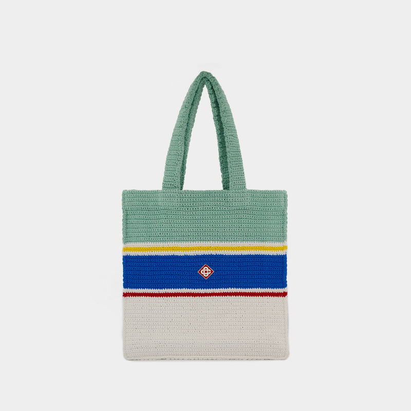 Crochet Shopper Bag - Casablanca - Cotton - Multicolor