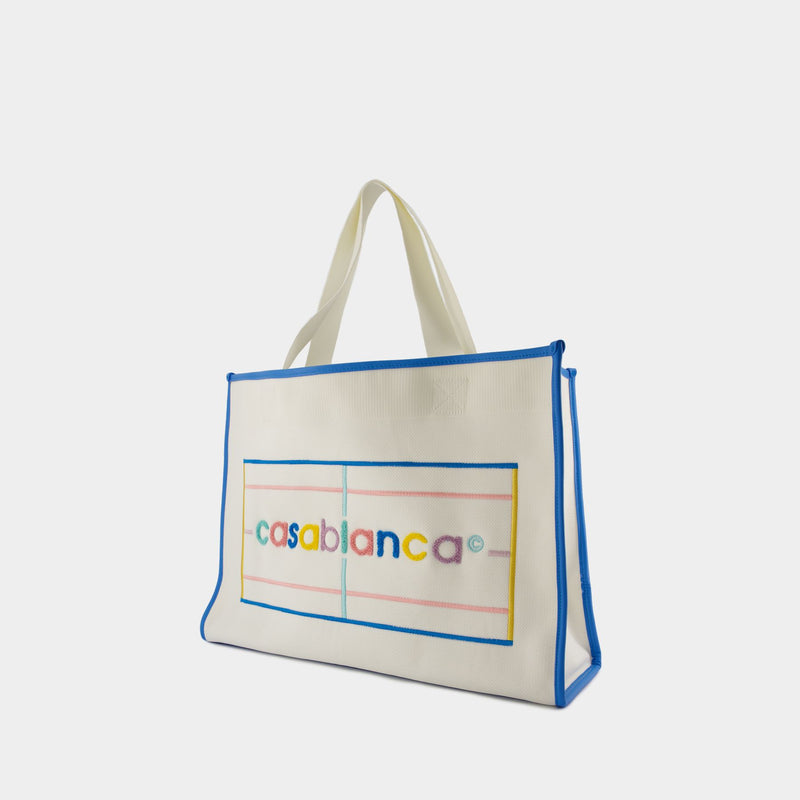 Knit Shopper Bag - Casablanca - Synthetic - Yellow