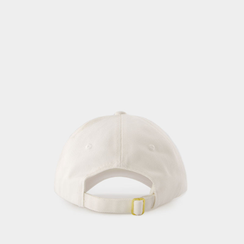 Crayon Temple Tennis Club Cap - Casablanca - Cotton - White