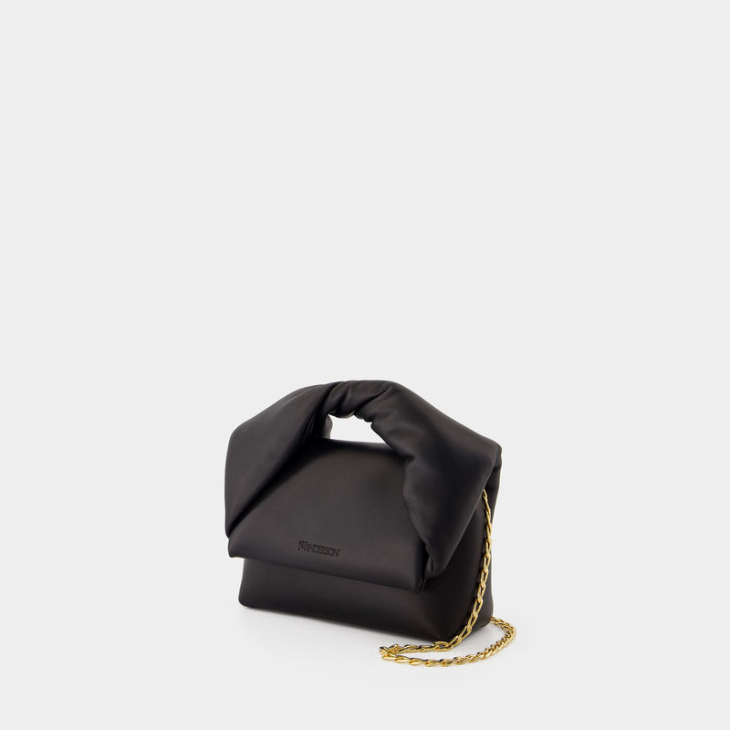 Small Twister Crossbody - J.W. Anderson - Leather - Black