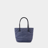 Small Puffy Anchor Shopper Bag - J.W. Anderson - Polyester - Blue