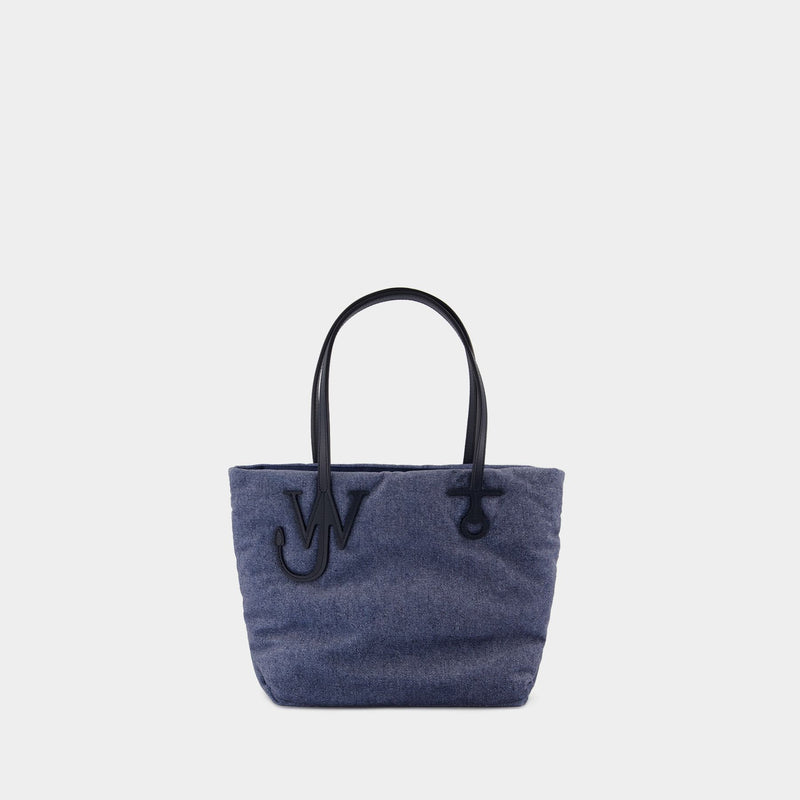 Small Puffy Anchor Shopper Bag - J.W. Anderson - Polyester - Blue