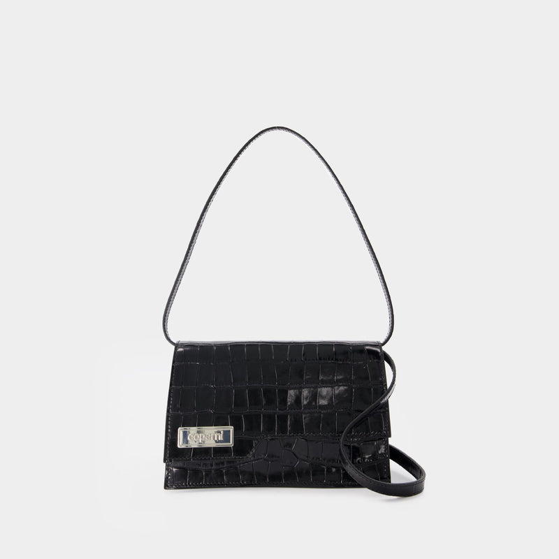 Mini Folder Bag - Coperni - Leather - Black