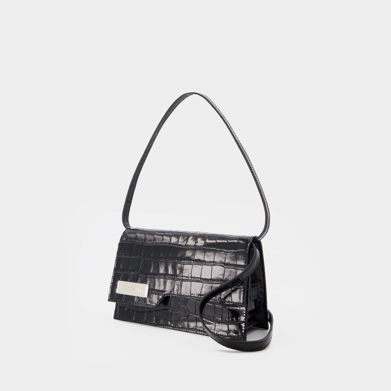 Mini Folder Bag - Coperni - Leather - Black