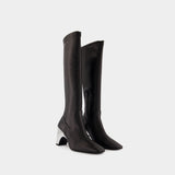 Bridge Stretch Boots - Coperni - Leather - Black