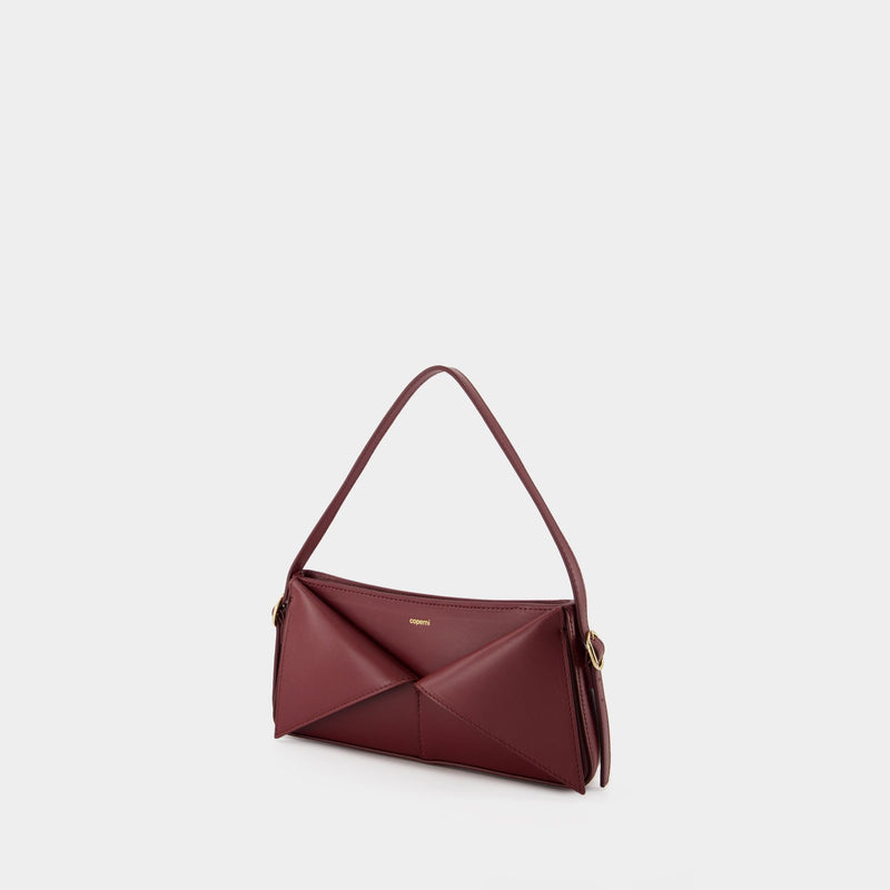 Belt Baguette Bag Purse - Coperni - Leather - Red