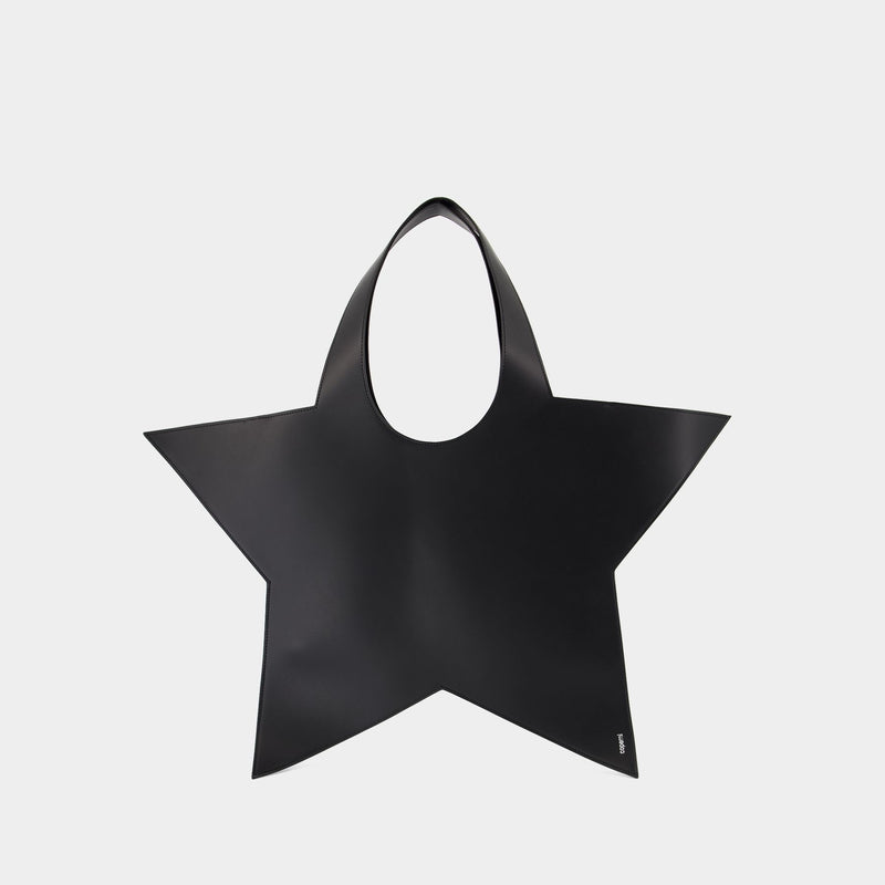 Star Tote Bag Shopper Bag - Coperni - Leather - Black