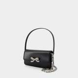 Baguette Shoulder Bag - SELF PORTRAIT - Leather - Black