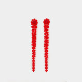 Drip Earrings - Simone Rocha - Brass - Red