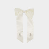 Flower Bow Hair Clip - Simone Rocha - Polyester - Ivory