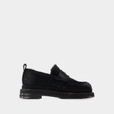 Heart Toe Loafers - Simone Rocha - Leather - Black