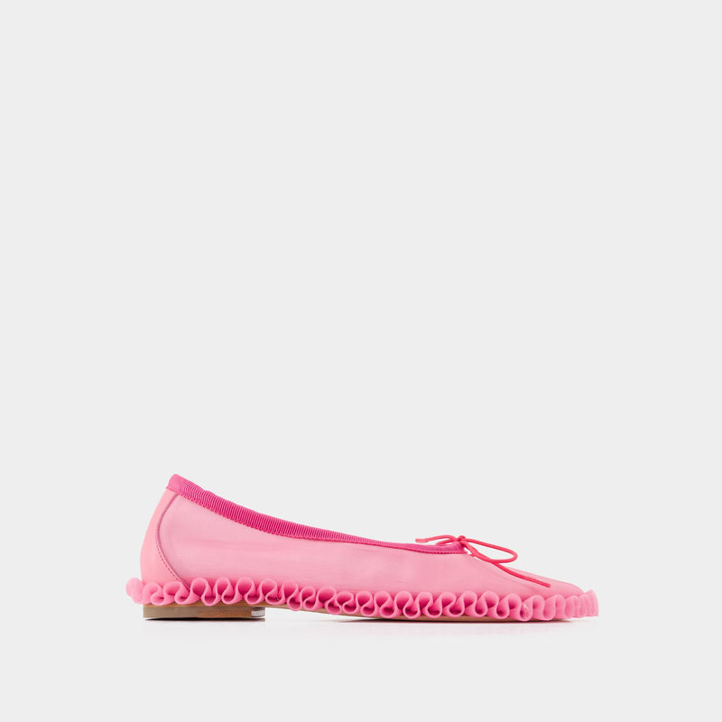 Tutu Frill Ballerinas - Simone Rocha - Mesh - Pink