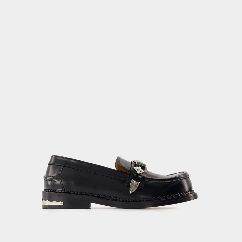 Aj1348 Loafers - Toga Pulla - Leather - Black