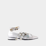 Ballerinas Aj926 - Toga Pulla - Leather - Silver