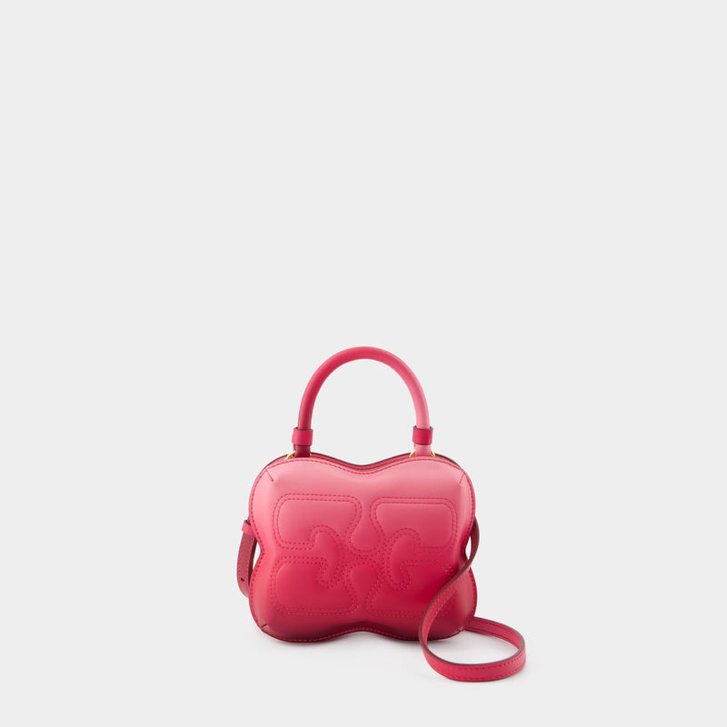 Butterfly Small Gradient Bag - Ganni - Synthetic Leather - Pink