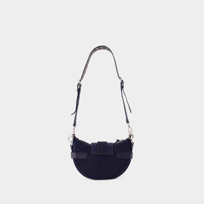 Bucky Small Crossbody - Ganni - Cotton - Blue