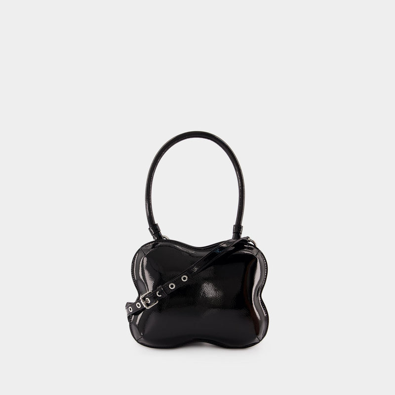 Butterfly Bag - Ganni - Synthetic Leather - Black