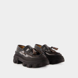 Cleated Loafers - Ganni - Synthetic - Black