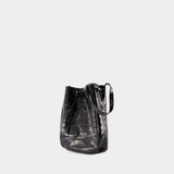 Medium Shoulder Bag - Chylak - Leather - Black