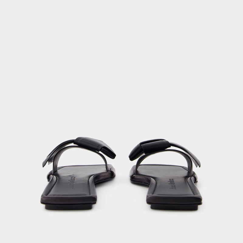 Musubi Sandals - Acne Studios - Leather - Black