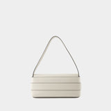 Musubi Elongated Hobo Bag - Acne Studios - Leather - White/Black