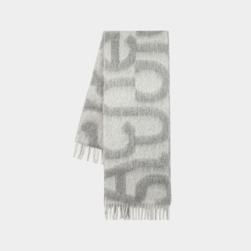 Vandy Scarf - Acne Studios - Wool - Light Grey