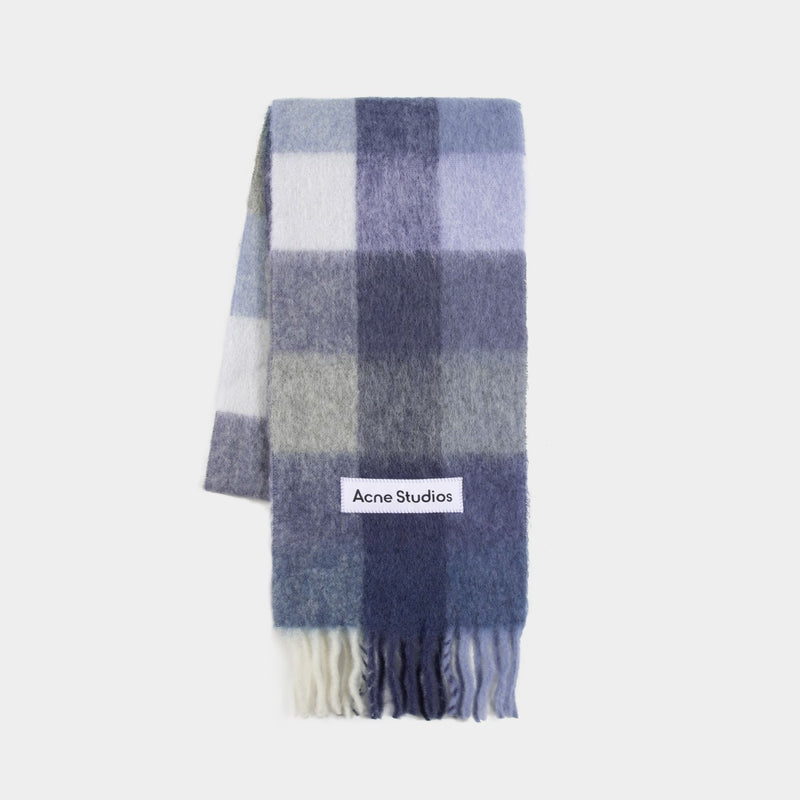 Vally Scarf - Acne Studios - Wool - Blue